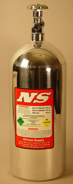 10lb Pollished Bottle - Mikes Garage
